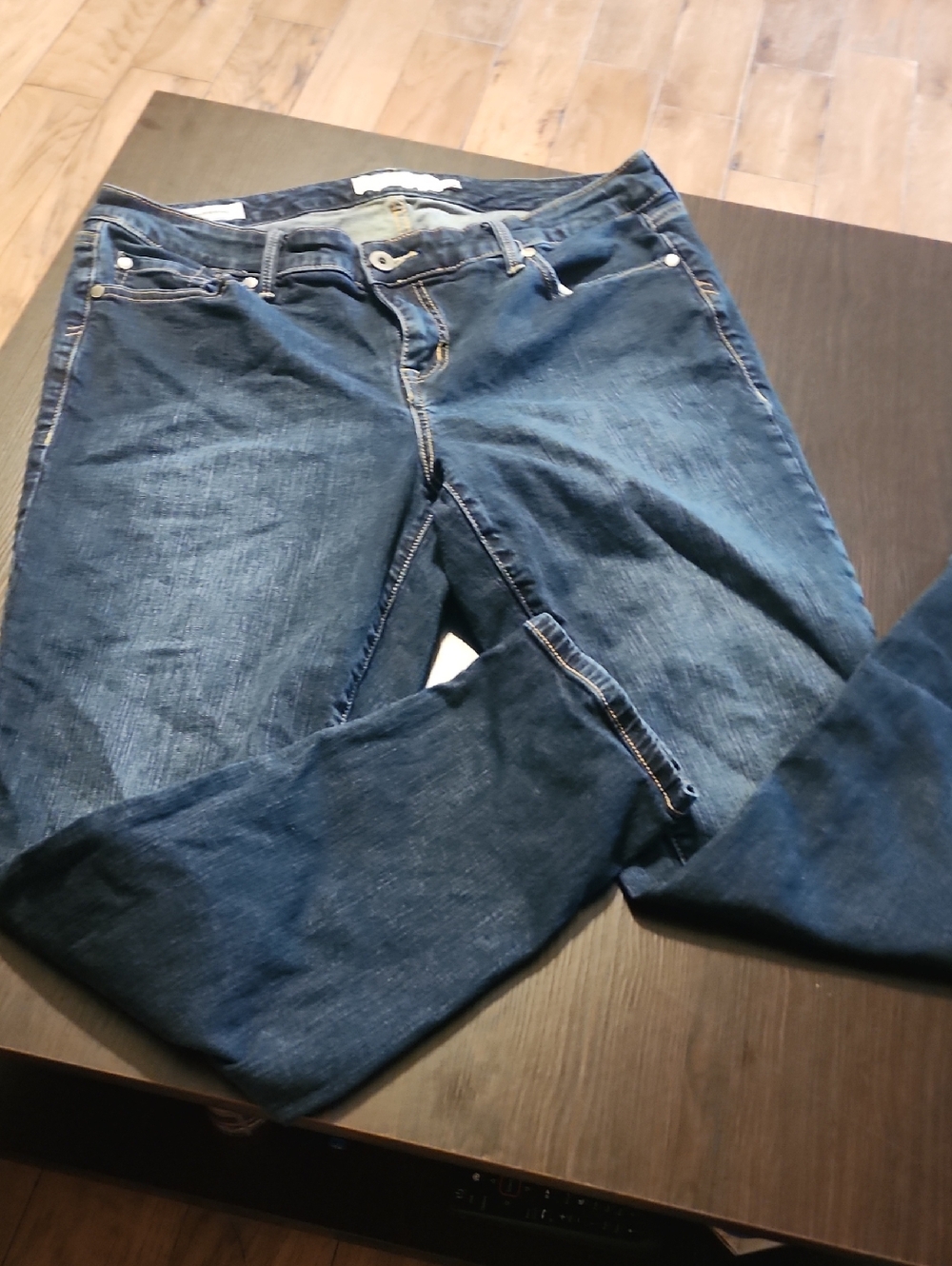torrid Dark Blue Straight-Leg Jeans
